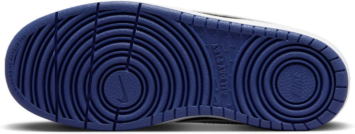 Nike Court Borough Low 2, Black/Metallic Gold Star, Shoes, Midnight Navy/White-black