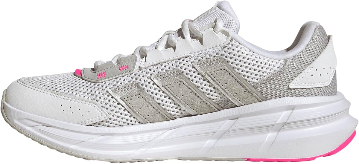Adidas Astrastar, White/Silver Metallic/Lucid Pink