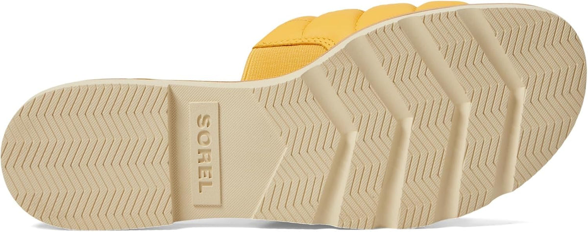 SOREL Ella lll Slide Sandals - Yellow Ray, Honey White -