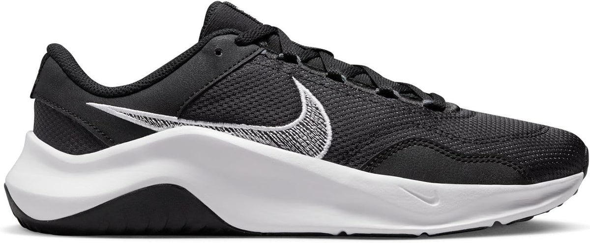 Nike W Legend Essential 3 Nntraining Shoes, Black White Iron Grey