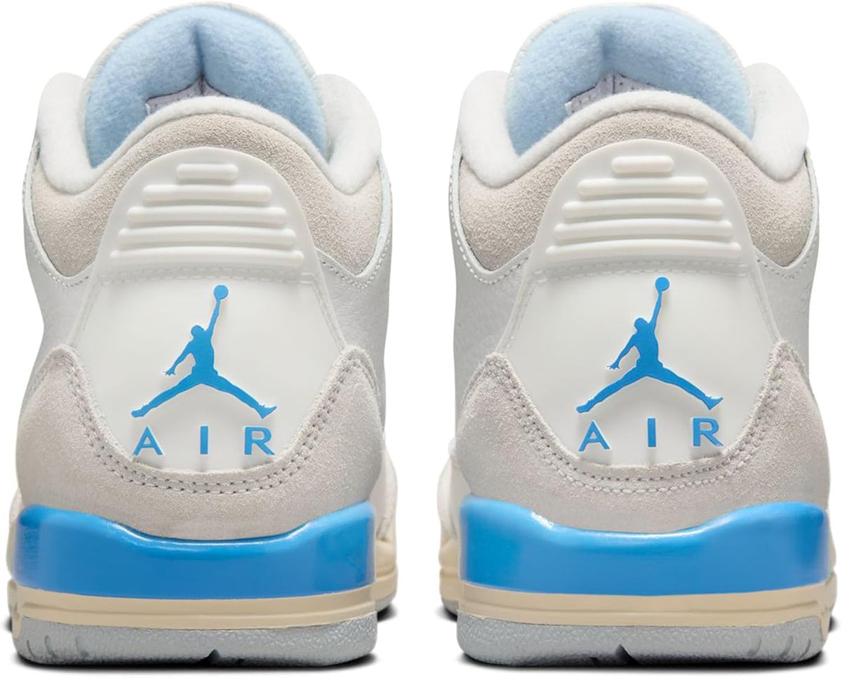 Jordan 3 Retro 'Lucky Shorts', Summit White/Hydrogen Blue/Legend Blue/Photon Dust/Pure