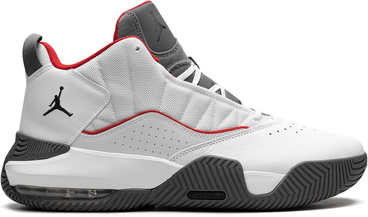 Jordan Stay Loyal White University Red (White/Black-Light Graphite, us_Footwear_Size_System, Adult, Numeric, Medium