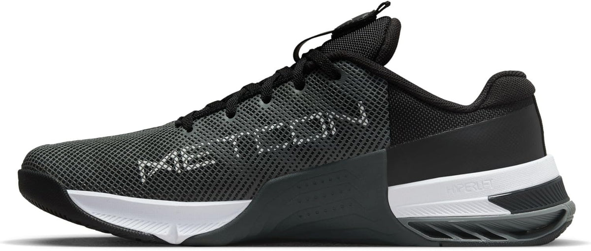 Nike Metcon 8 Training Shoes, Black White Dk Smoke Grey Smoke Grey