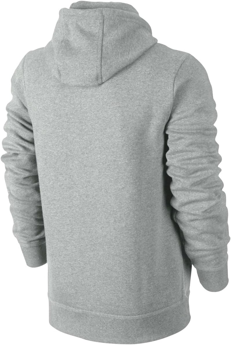 Nike Club Pull Over Hoodie Dark Grey/White 611457-063 Size