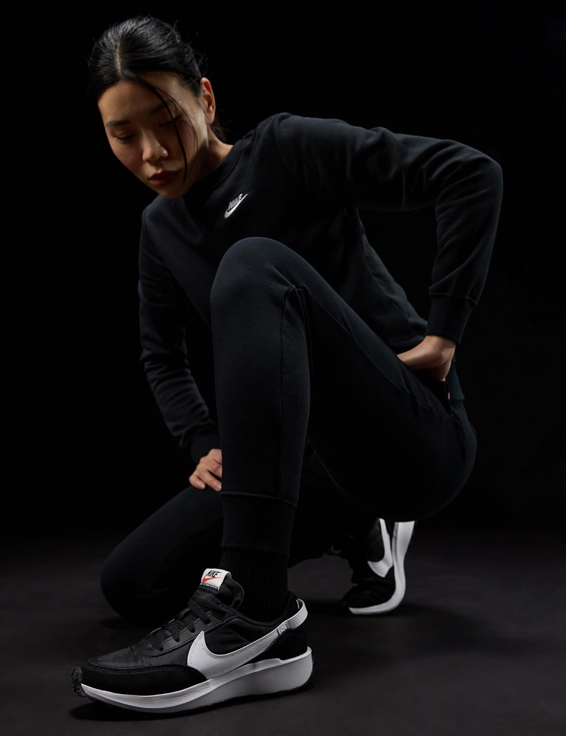 Nike Running Low, Black/White-Orange-Clear