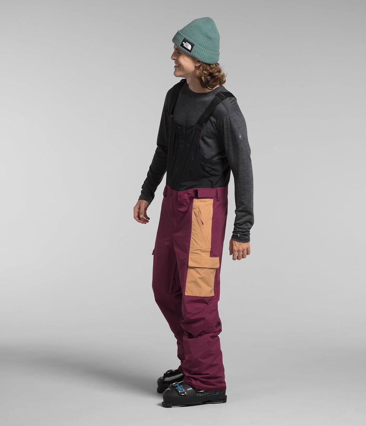 The North Face Freedom Bib, M, REG, enberry/Almond Butter, enberry/Almond Butter