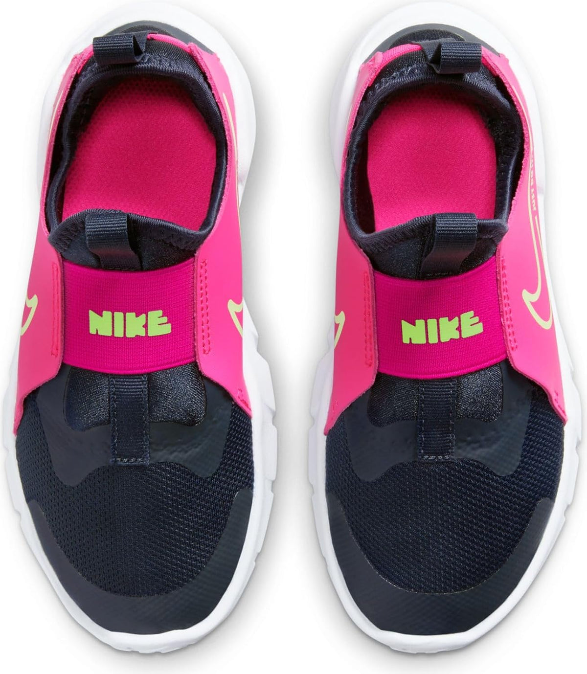 Nike Flex Runner 2 (TDV), Dark Obsidian Lime Blast Fireberry White