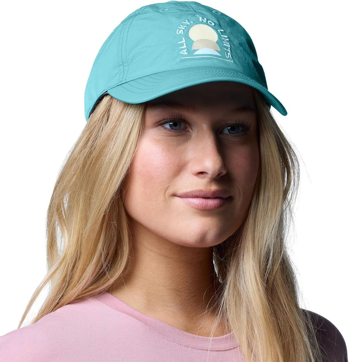 Columbia Spring Canyon II Ball Cap, Teal/No Limits