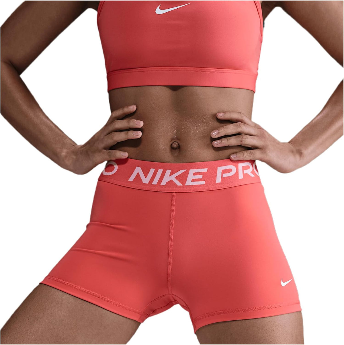 Nike Pro, White/White