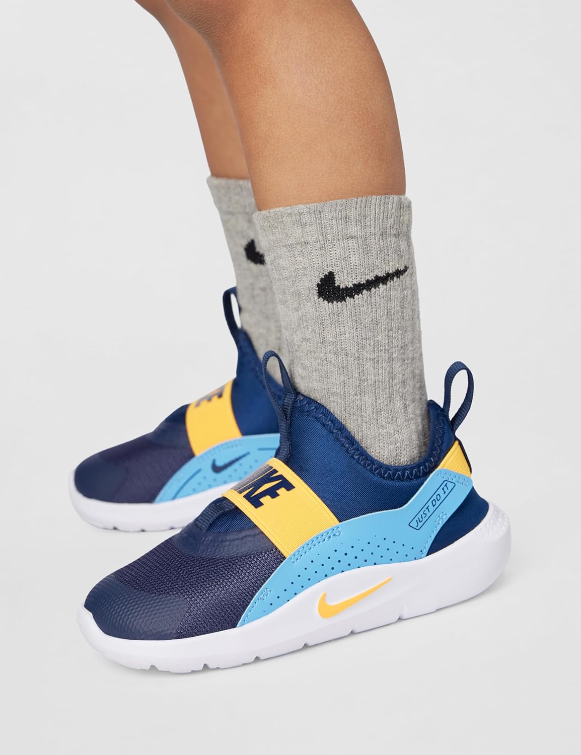 Nike Flex Runner 4 Running Shoe, Midnight Navy/Laser Orange