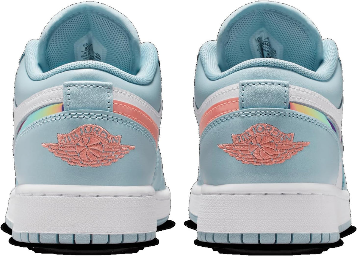 Jordan Air 1 Low SE - Grade School (Ocean Bliss/White/Atomic Pink), Ocean Bliss/Atomic Pink-white