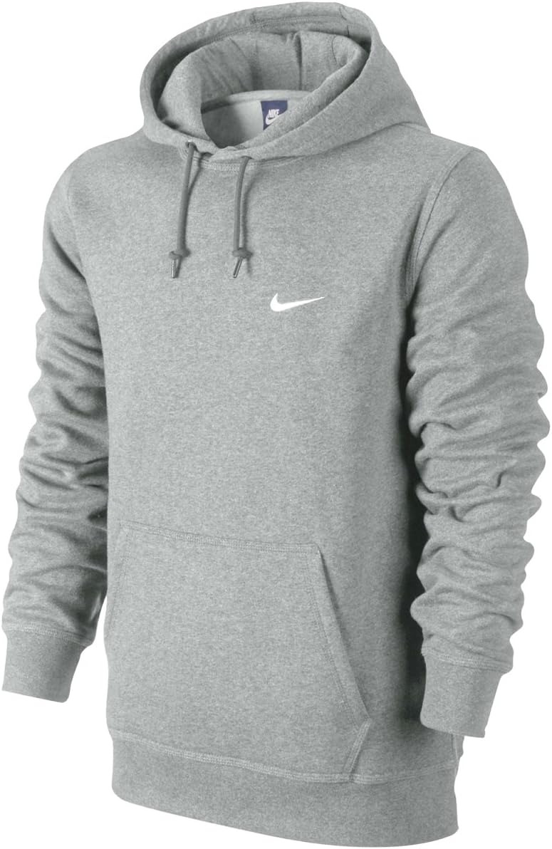 Nike Club Pull Over Hoodie Black/White 611457-010 Size