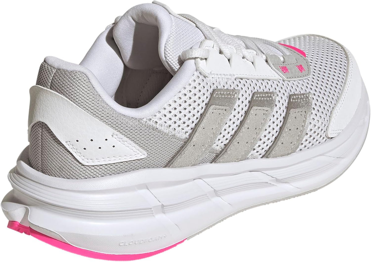 Adidas Astrastar, White/Silver Metallic/Lucid Pink