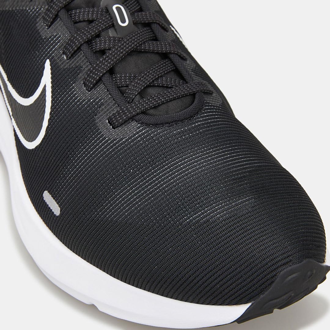 Nike - Downshifter 12, Sneaker, Black White Dk Smoke Grey Pure Platinum
