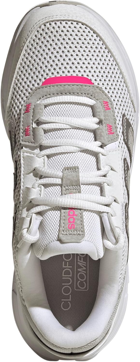 Adidas Astrastar, White/Silver Metallic/Lucid Pink