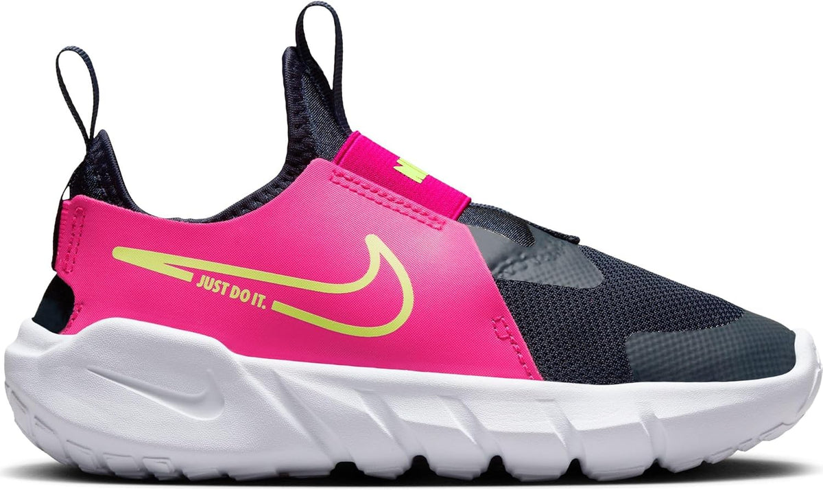 Nike Flex Runner 2 (TDV), Dark Obsidian Lime Blast Fireberry White
