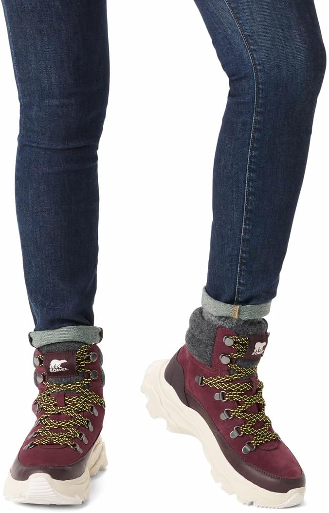SOREL Kinetic Breakthru Conquest Waterproof Boot - New Cinder, Bloodstone -