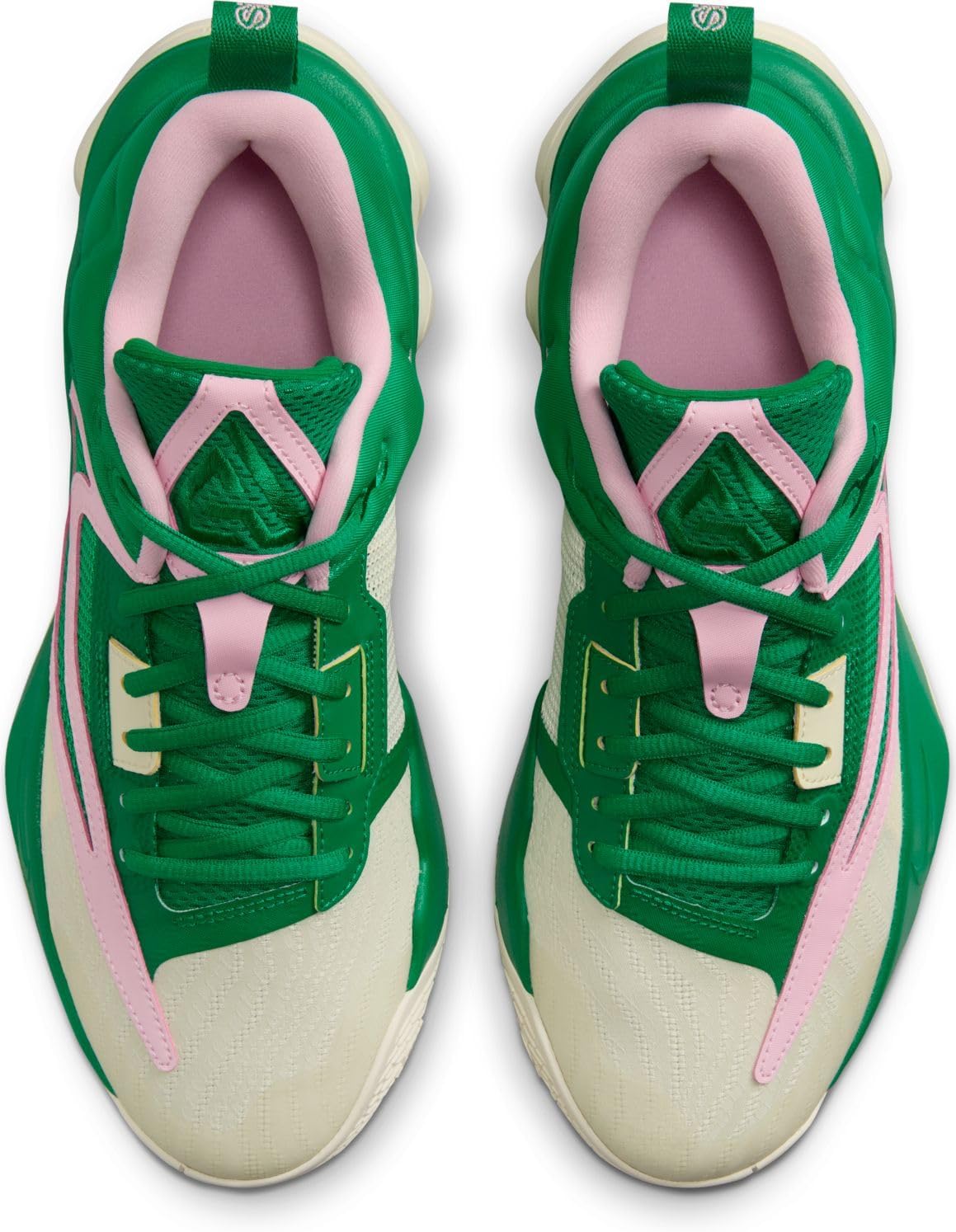 Nike Giannis Immortality 3, Three Quarters Tall Man, Malachite Malachite Med Soft Pink