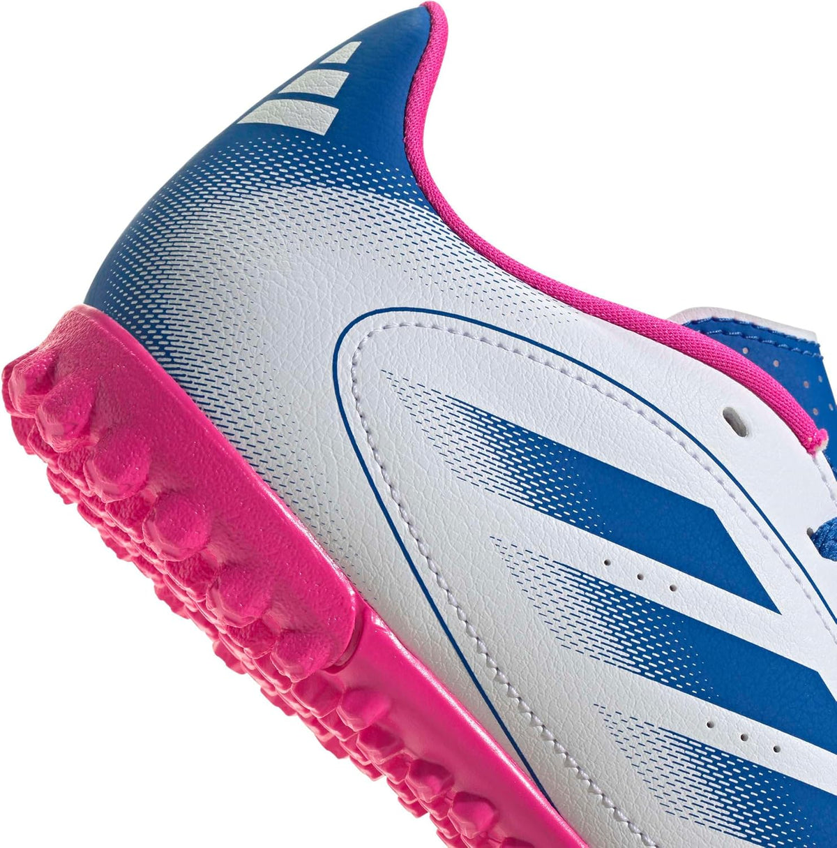 Adidas Goletto IX Turf, White/Bright Royal/Team Shock Pink