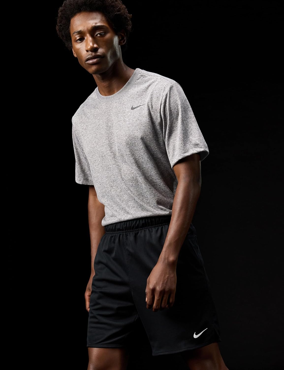 Nike Totality Dri-Fit Unlined Versatile Shorts (7" Inseam), Black/Black/Iron Grey/White