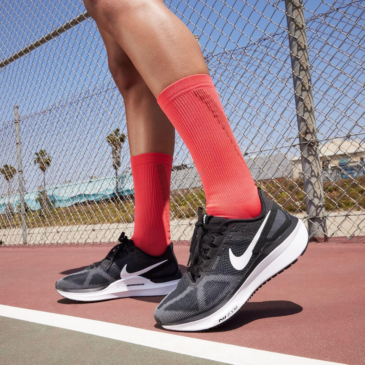 Nike Running/Jogging Shoe, Black White Dark Smoke Grey
