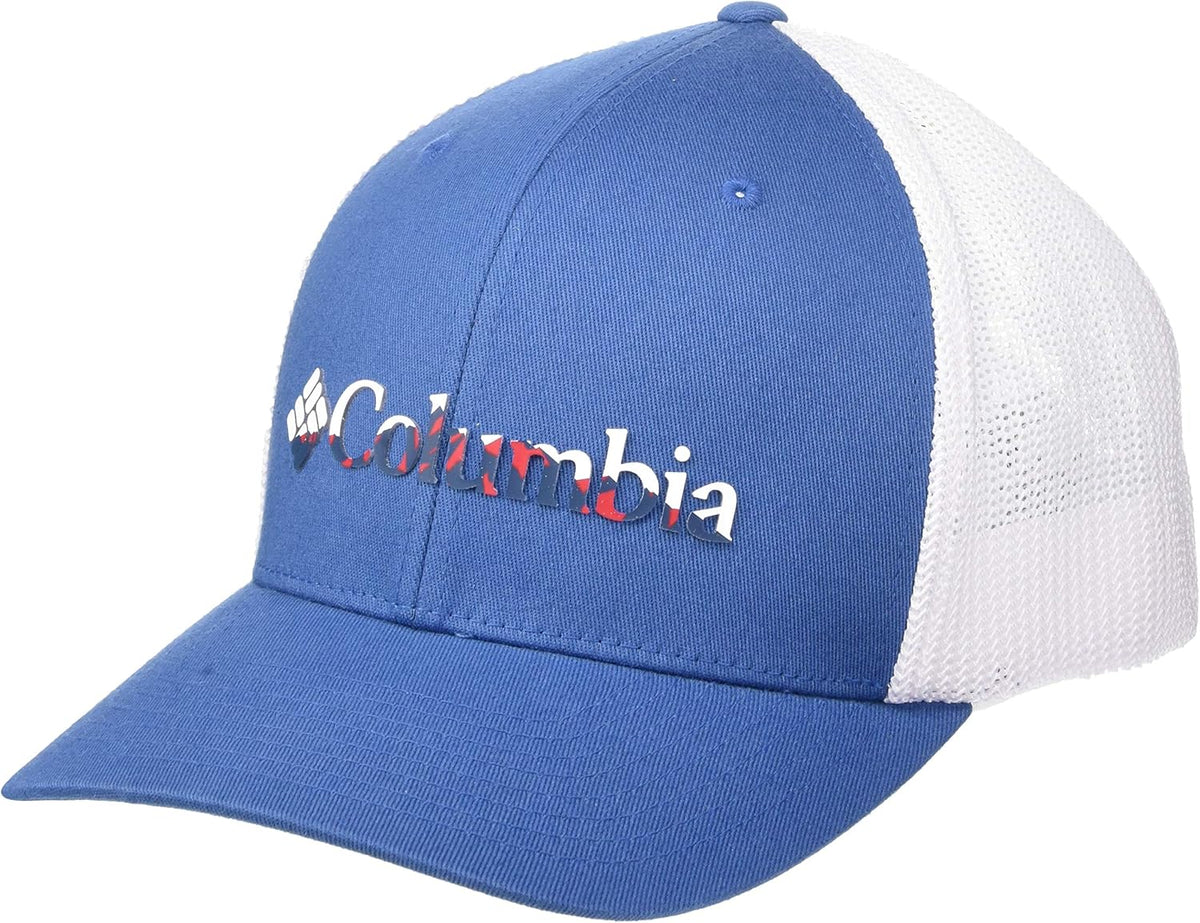 Columbia Mesh Ballcap Accessory, Red Jasper/Color Weld, Small