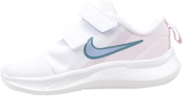 Nike Star Runner 3Sneaker, White Cobalt Bliss Pearl Pink