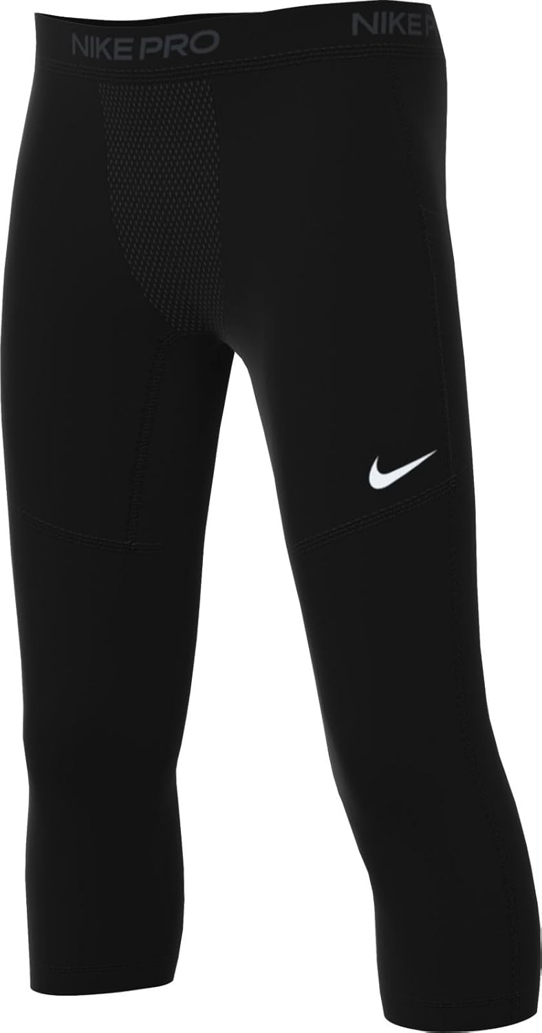 Nike Dri-fit 3/4 Length Tights (Little ), White/White