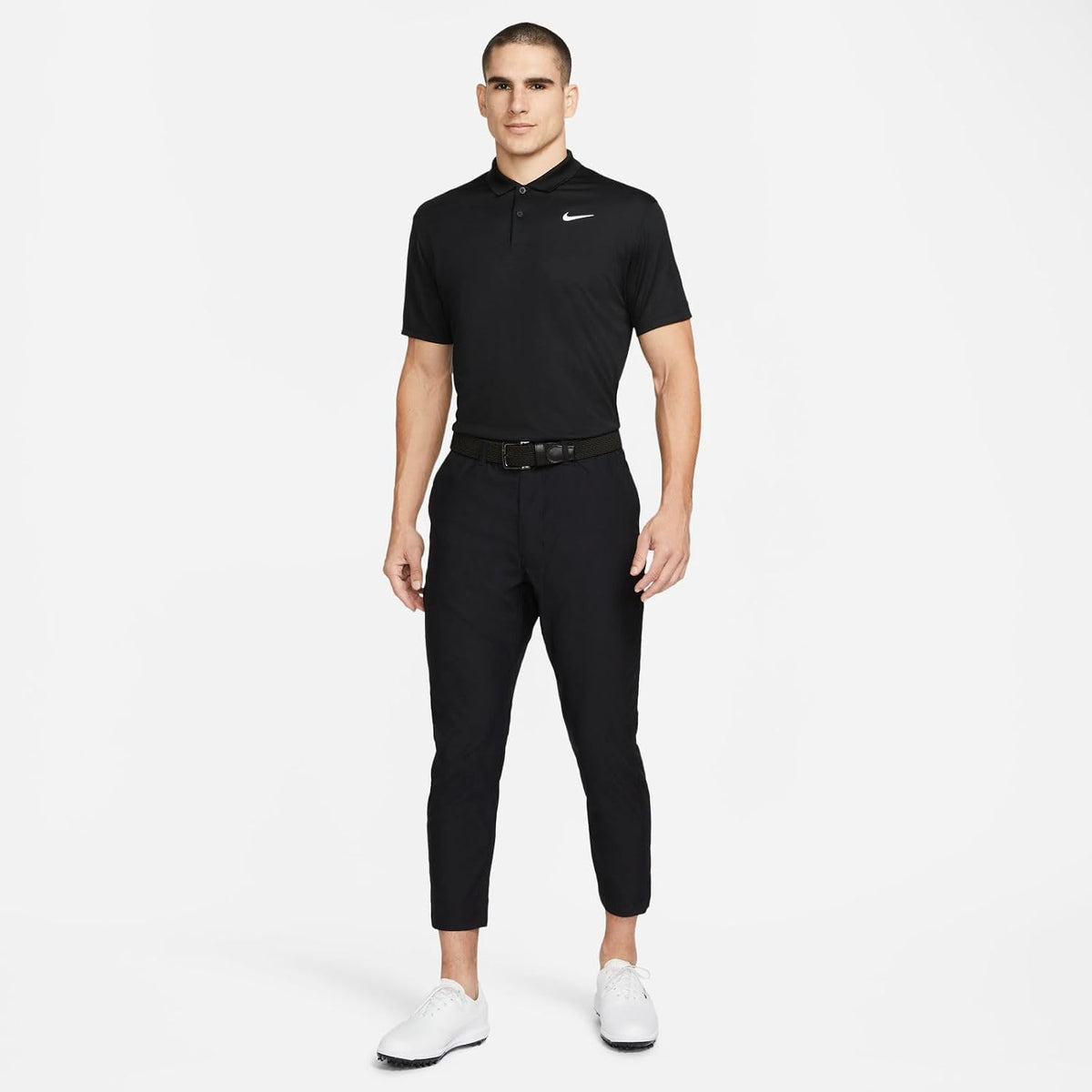 NikeCourt Dri-FIT Tennis Polo (Black/White,) Size