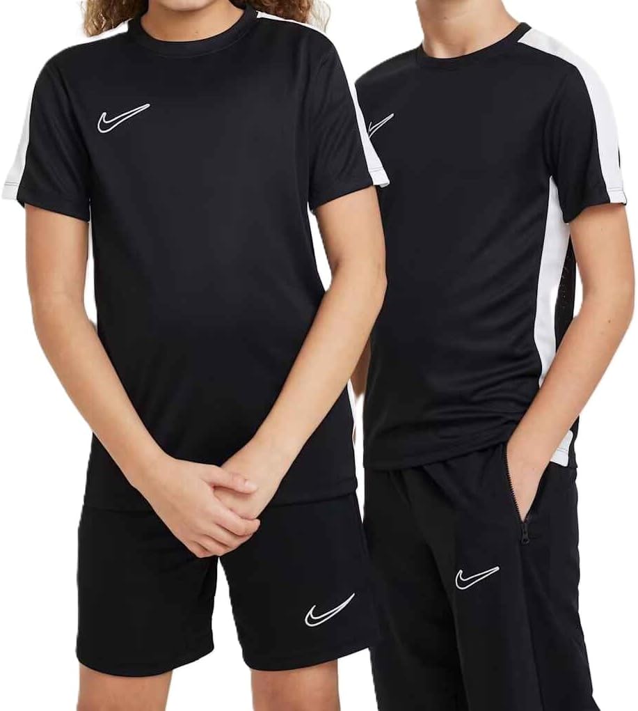 Nike Df Acd23 T-Shirt, Black/White/White