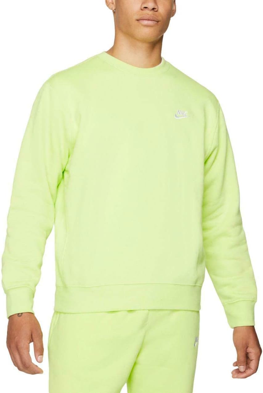 Nike NSW Club Crew, Light Lemon Twist/White