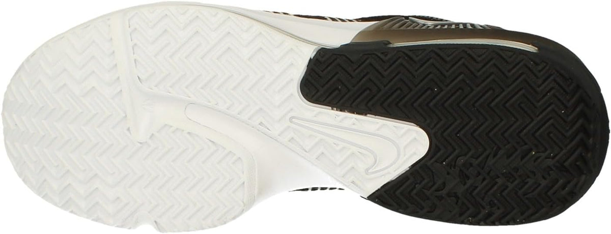 Nike Adult Basketball Shoes, White Silver Metallic Black