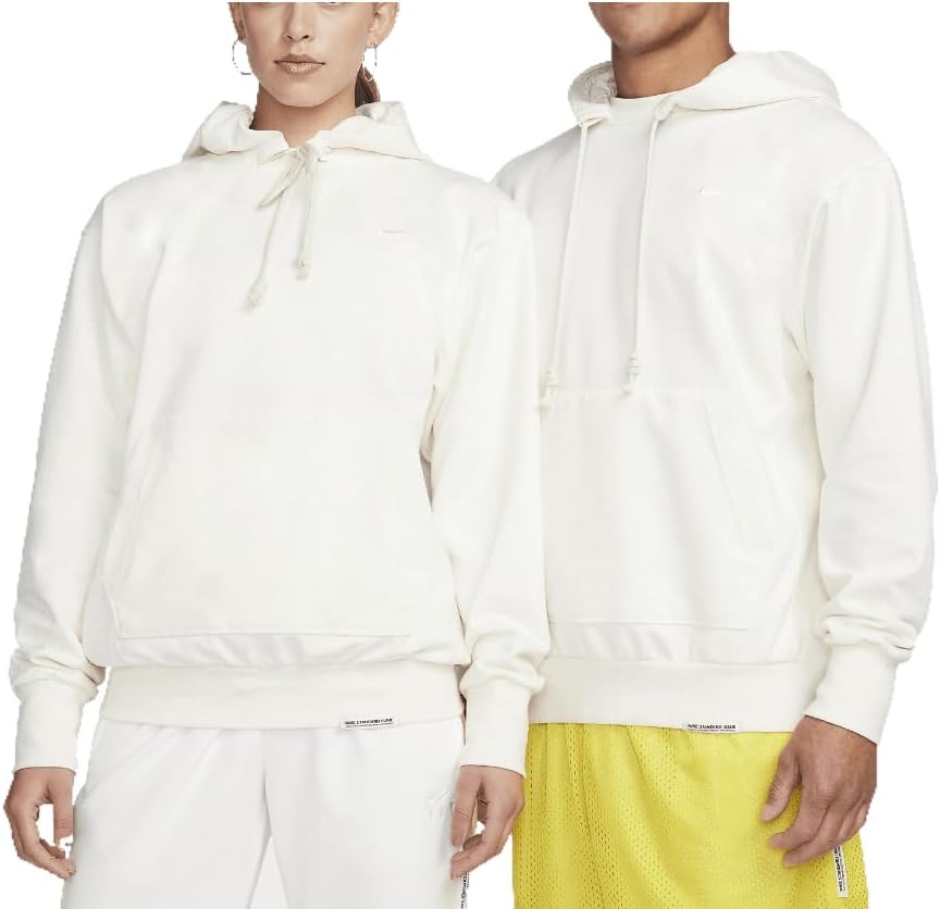 Nike Issue Basketball Pullover Hoodie, Dark Grey Heather/Pale Ivory