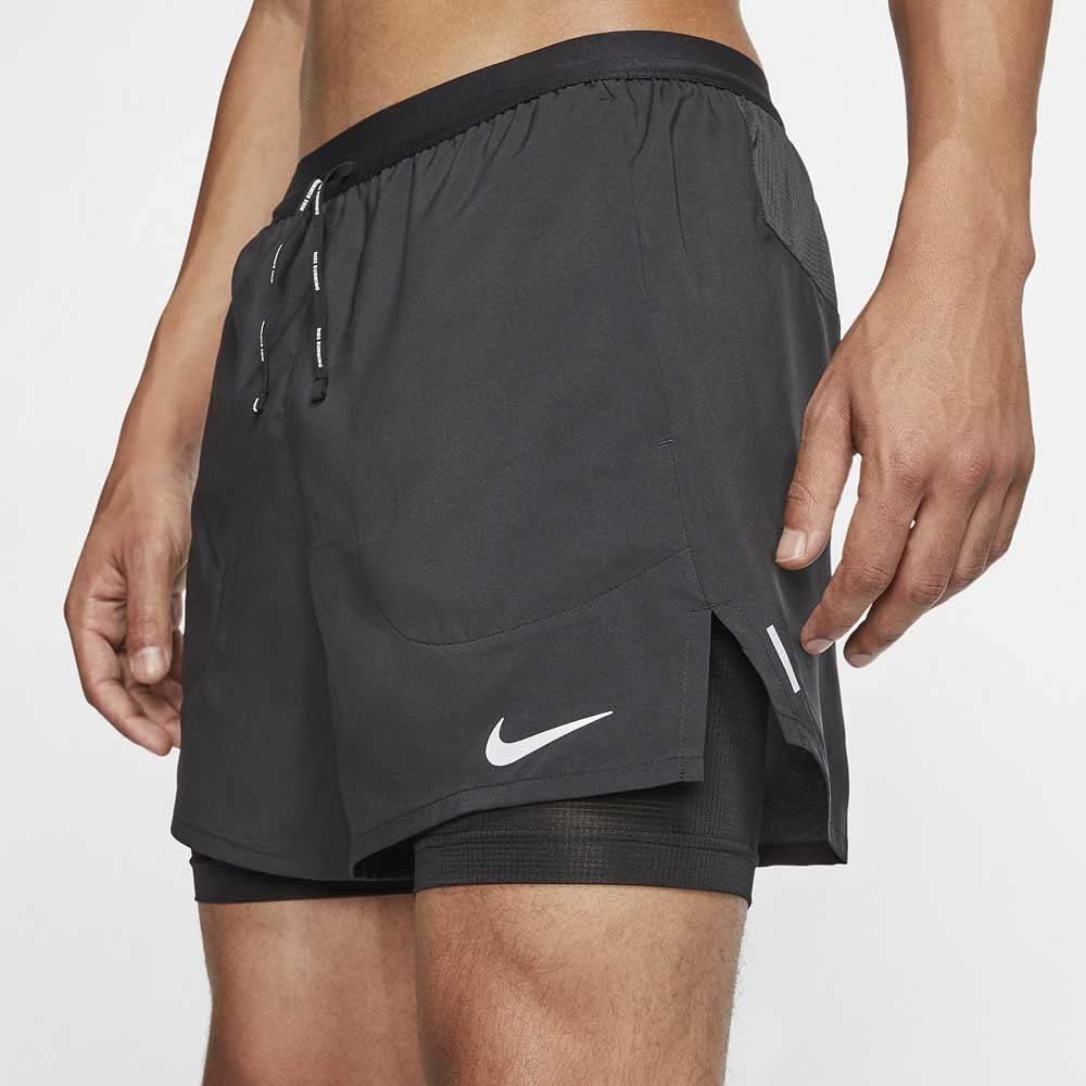 Nike Flex Stride 2-in-1 Shorts 5" Black/Black/Reflective Silver