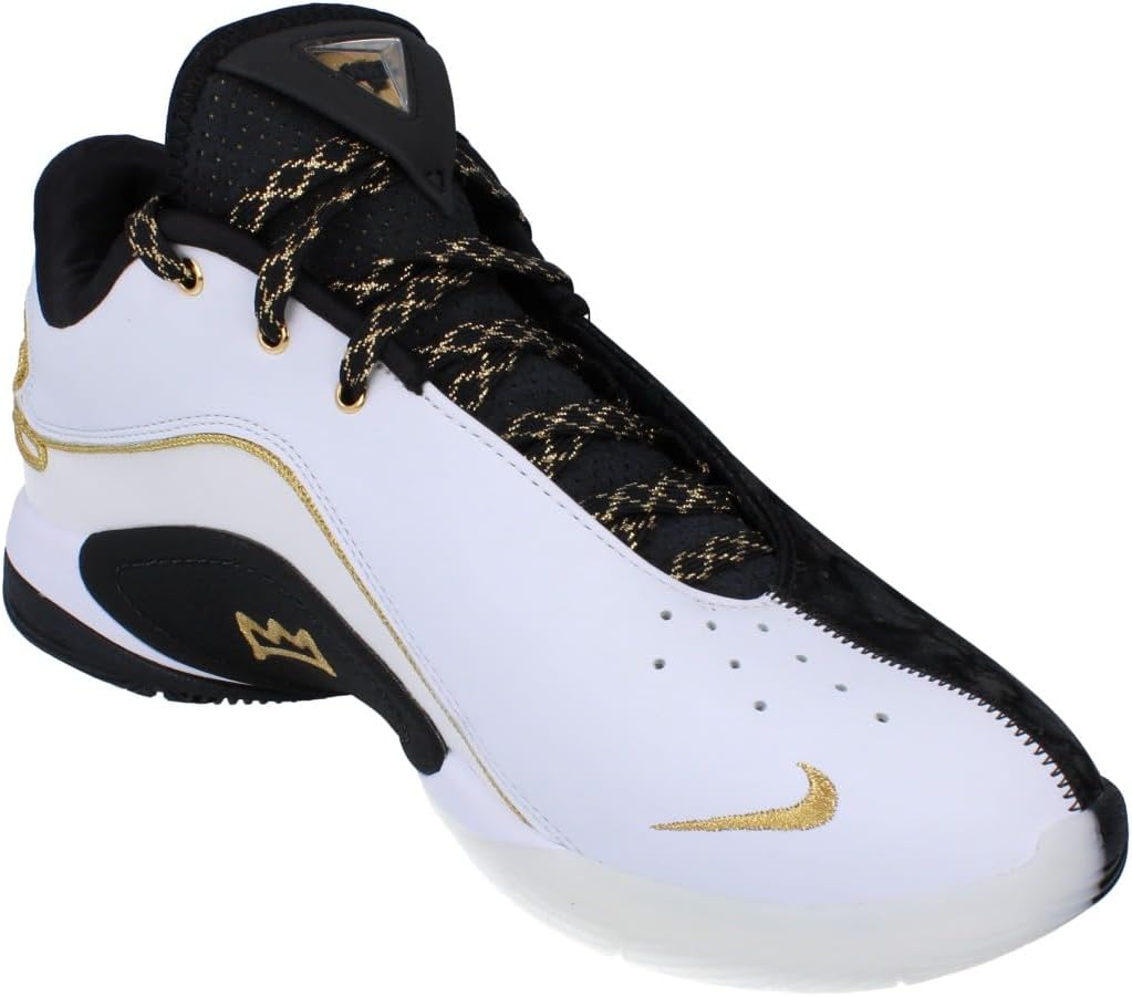 Nike Lebron XXII Crown Jewel Basketball Shoes, White/Metallic Gold/Black