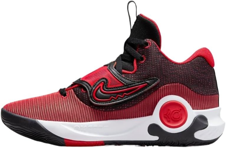 KD Trey 5 X Basketball Shoes, Black/Bright Crimson/White/University
