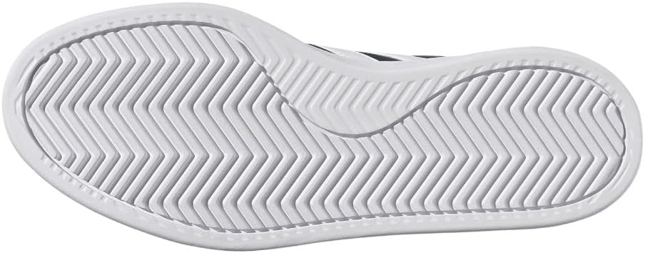 Adidas Grand Court Cloudfoam Lifestyle Comfort Sneaker, Arctic Night/White/Gold Metallic