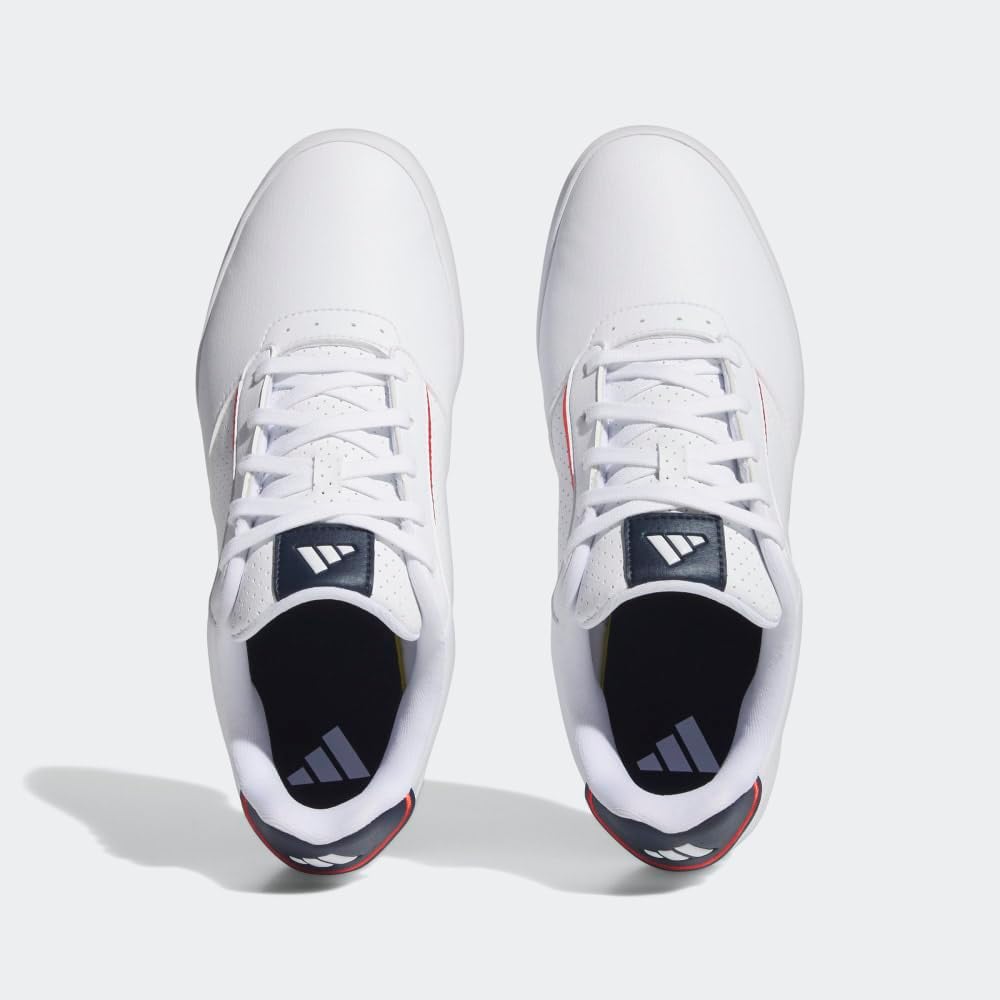 Adidas Retrocross Spikeless Golf Shoes, FTWR White/FTWR White/Collegiate Navy