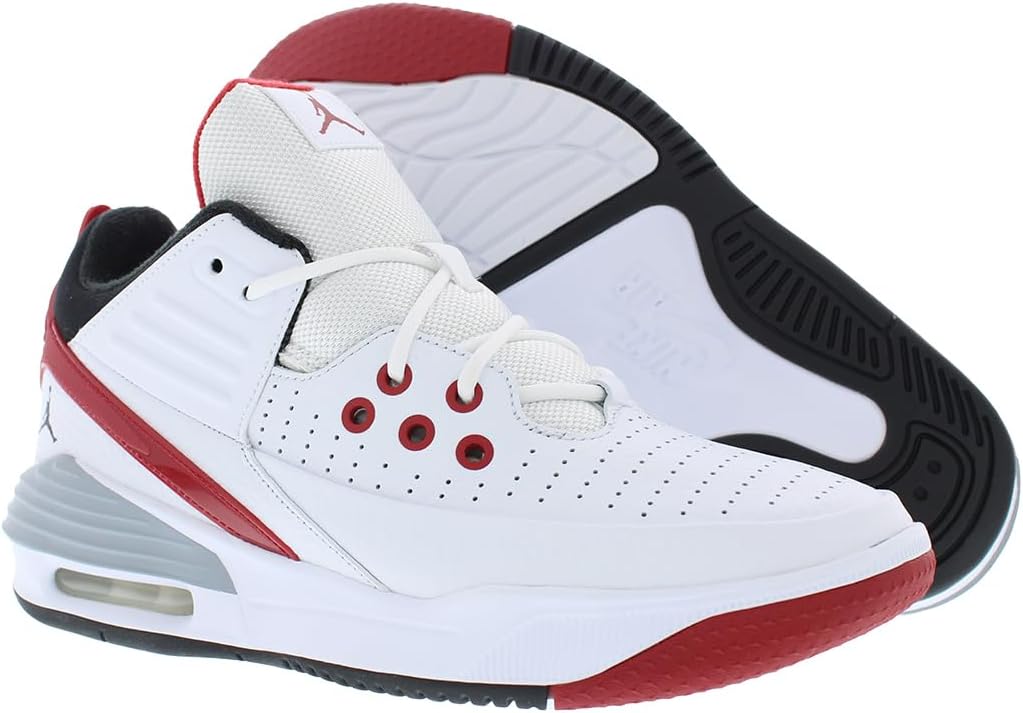 Nike Air Jordan Max Aura 5 Basketball Shoe, White/Black/Varsity