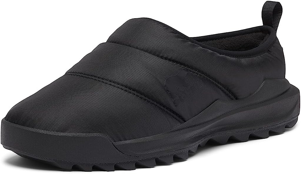 Sorel ONA RMX Puffy Slip-On Shoes - Black, White -