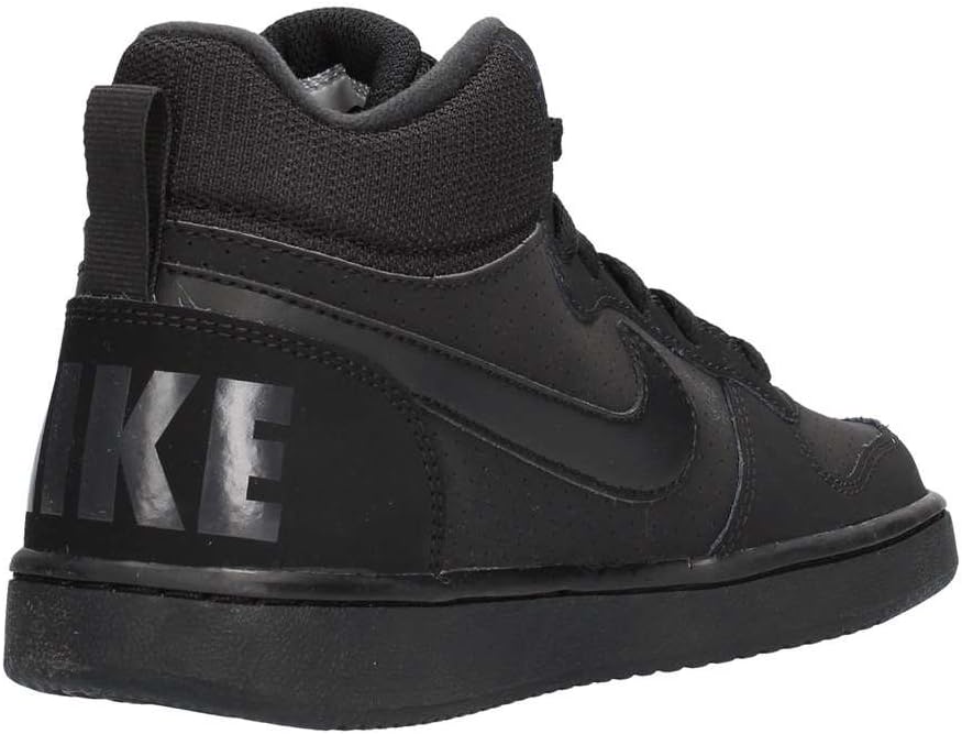 Nike s Court Borough Mid Black Nubuck