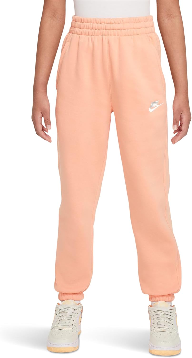 Nike G Nsw Club Flc Loose Pant Lbr Trouser, SANDDRIFT/SANDDRIFT/(WHITE)