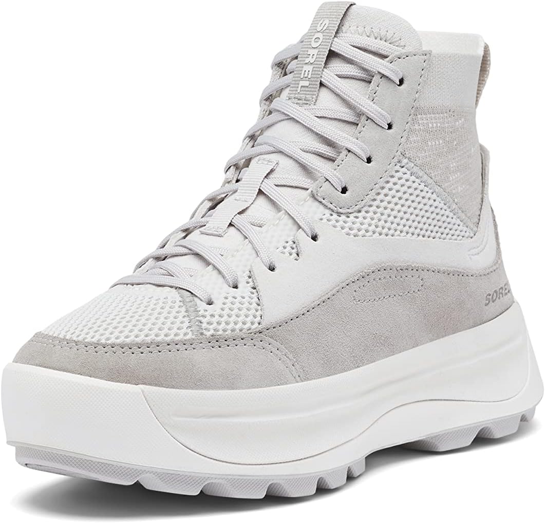 Sorel ONA 503 Knit Mid Sneakers - Moonstone, Dove -