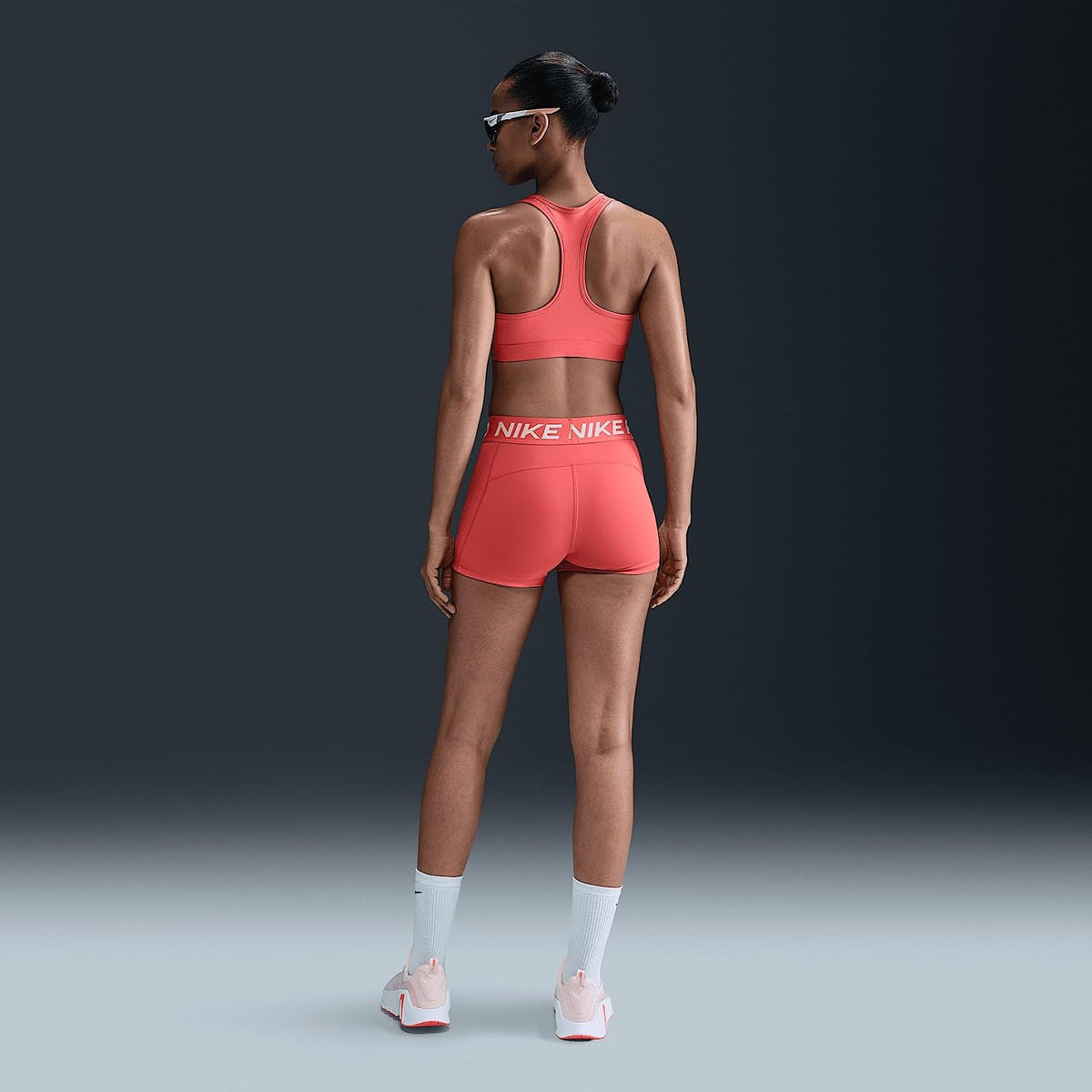 Nike Pro, White/White