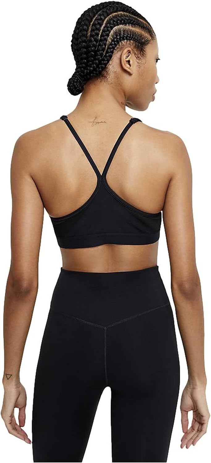 Nike Indy Wire-Free Sports Bra, Medium, Black/White