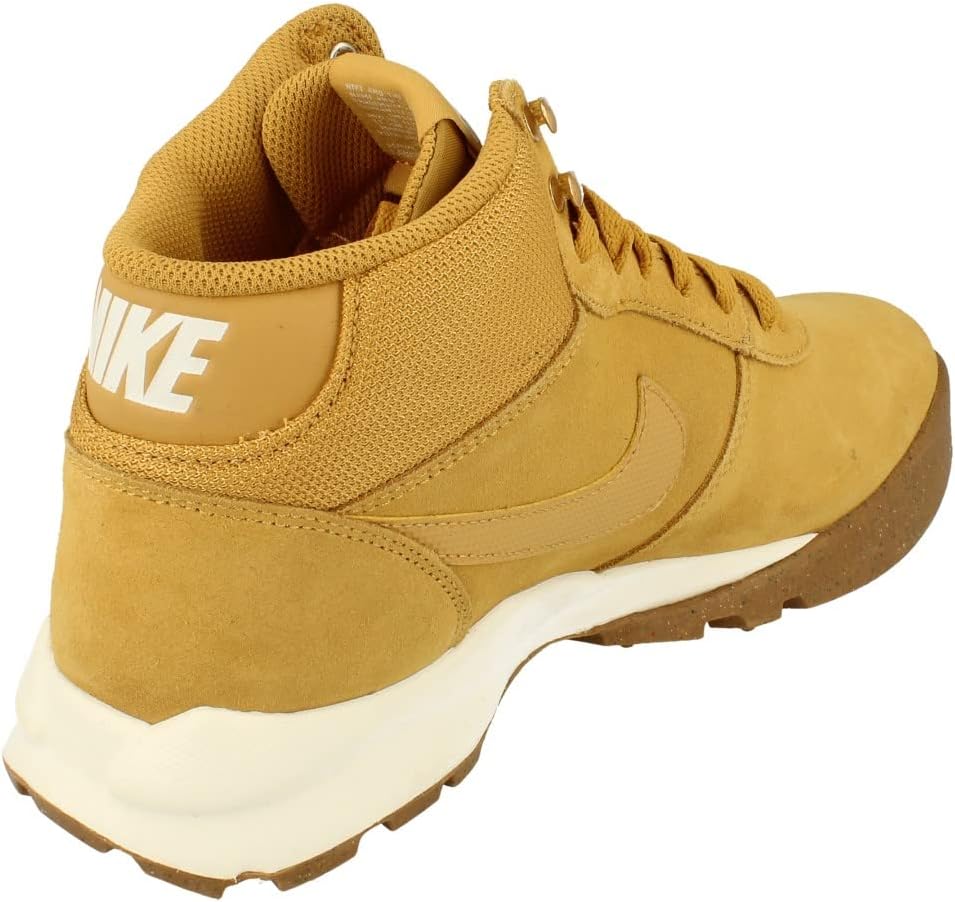 Nike Hoodland Suede Trainers 654888 Boots Shoes, Haystack Sail Gum Light Brown