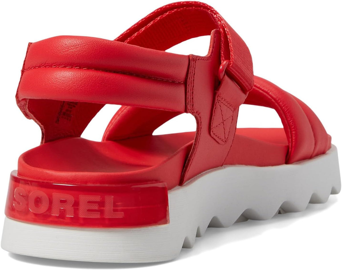 SOREL Viibe Sandals - Red Glo, White -