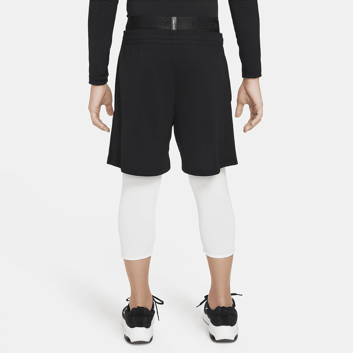 Nike Dri-fit 3/4 Length Tights (Little ), White/White