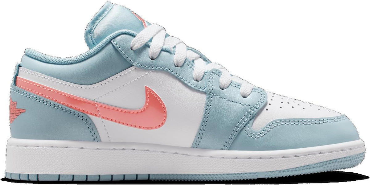 Jordan Air 1 Low SE - Grade School (Ocean Bliss/White/Atomic Pink), Ocean Bliss/Atomic Pink-white