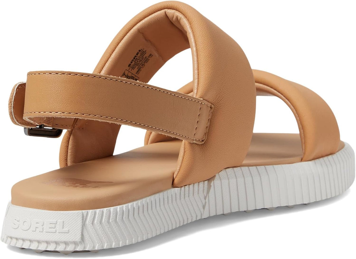 SOREL Ona Streetworks Go To Flat Sandals - Honest Beige, Sea Salt -